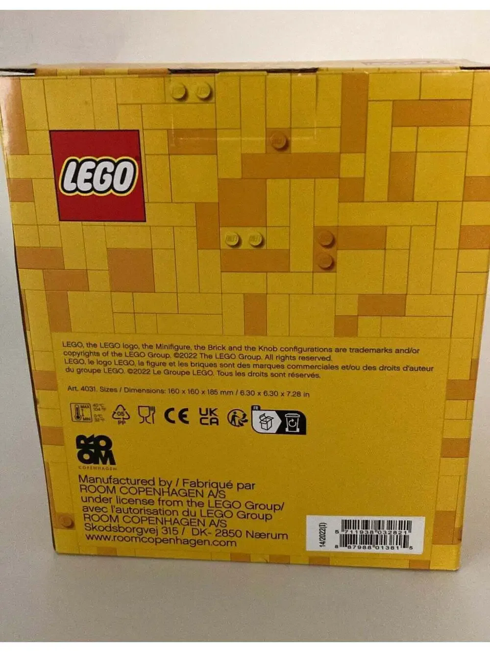Lego Storage Head Halloween Pumpkin